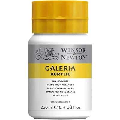 Imagen de Winsor &amp; Newton Galería Pintura Acrílica , 250 ml, Blanco (Mixing White)