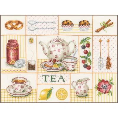 Imagen de Lanarte Kit para Cuadro de Punto Cruz (algodón, 39 x 29 0,3 cm), Multicolor
