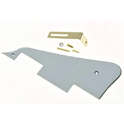 Imagen de Dopro Golpeador de guitarra LP 3 capas blanco con soporte dorado para Epiphone Les Paul