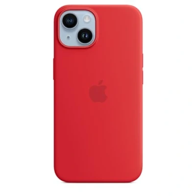 Imagen de Apple Funda de silicona con MagSafe para el iPhone 14, (PRODUCT)RED