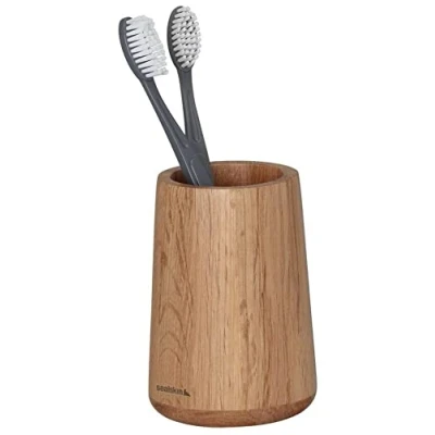 Imagen de Sealskin Earth Vaso para cepillos de dientes independiente Roble