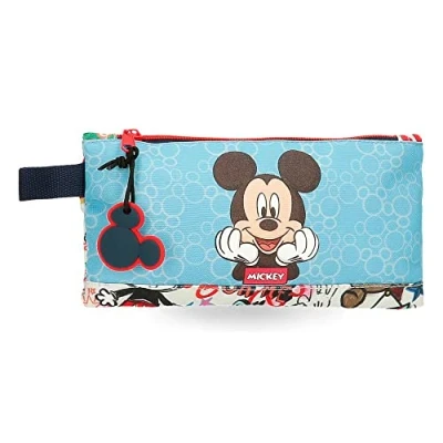 Imagen de Disney Mickey Be Cool Estuche Azul 22x12 cms Poliéster