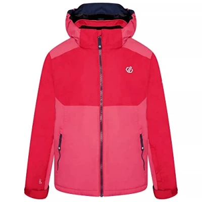 Imagen de Dare2b Impose III Jacket Chaqueta de esquí para niños,tejido reciclado impermeable, transpirable,faldón la nieve,costuras selladas,2 bolsillos inferiores con cremallera,capucha técnica ajustable