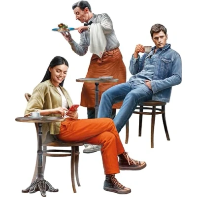 Imagen de miniart visitatori caff moderni 1/35 38085