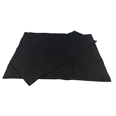 Imagen de perfk Respaldo Y Tela de Asiento para Silla/Taburete Director Cruzado Plegable, Negro, Individual