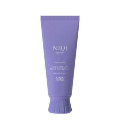 Imagen de NEQI MOISTURE MYSTERY Leave In Cream 200ml Cuidado capilar hidratante con protección térmica, antiencrespamiento, vegano, sin sulfatos Para todo tipo de cabelos Resultados profesionales