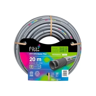Imagen de FITT NTS MASTERPLUS 1/2&quot; (12,5mm) 20 m Manguera para Riego de Jardín Robusta Uso Intensivo Profesional
