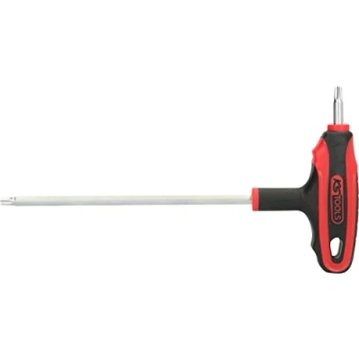 Imagen de KS TOOLS 151.8125 E Atornillador acodado con orificio frontal, Torx 208, 150 TB27