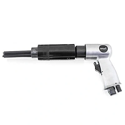 Imagen de Bituxx Pistola de agujas aire comprimido, eliminador óxido, 4000 rpm, 1 cabezal aguja con 19 3 mm diámetro