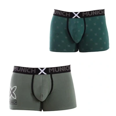 Imagen de Munich Pack 2 Bóxers de algodón elástico Hombre MU_DU0380. Boxers Hombre, Ropa Interior Masculina,