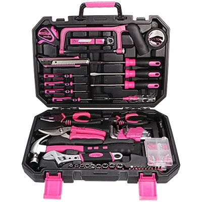 Imagen de SIXTOL HOME PINK 128 Juego de herramientas en maletín Para uso doméstico