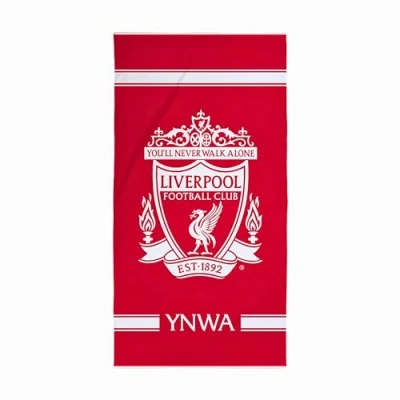 Imagen de Character World Liverpool FC Toalla Oficial Tacto súper Suave, diseño del Club de fútbol YNWA hogar, baño, Playa y Piscina Talla única 75 cm x 150 100% algodón