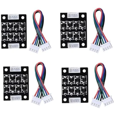 Imagen de iHaospace TL Smoother V1.0 3D Printer Addon Module for Pattern Elimination Motor Clipping Filter Ender 3 CR 10S,Ender 5 Stepper Drivers (Pack of 4pcs)