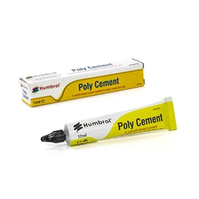 Imagen de Best Price Square Poly Cement 12ML Tube AE4021 by HUMBROL