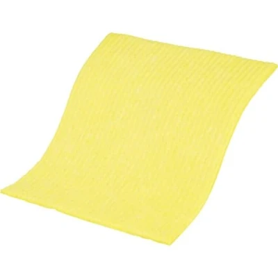 Imagen de Vileda Original Paño Unidades, 5 paños de Esponja ondulados a Rayas para Superficies Lavables, celulosa algodón, Limonero, 240 x 190 28,
