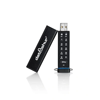 Imagen de iStorage datAshur 8 GB Secure Flash Drive Password protected Dust &amp; Water Resistant Portable Hardware Encryption