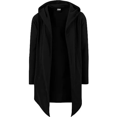 Imagen de Urban Classics LONG Hooded OPEN EDGE Sudadera con cremallera, Hombre, Talla: Large, Black