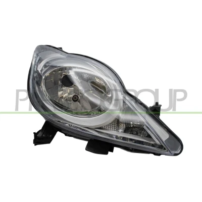 Imagen de PRASCO PG2044803 Faros derecha H4 sin servomotor para reg. alcance luces PEUGEOT: 107 Hatchback