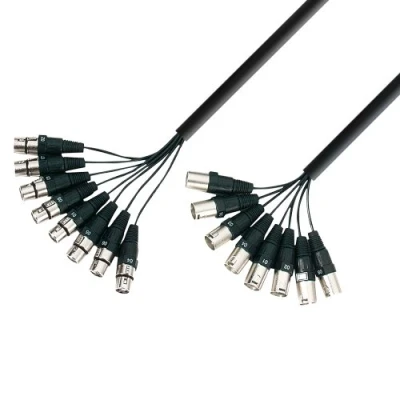Imagen de Adam Hall Cables 3 STAR L8 MF 0500 Manguera de Cable 8 XLR macho a hembra 5 m