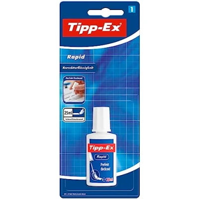 Imagen de Tipp Ex Rapid Corrector Líquido 20 ml, 1 Unidad