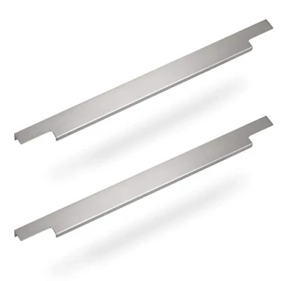 Imagen de SO TECH 2 x Tirador de Mueble BLANKETT Slim 145 mm Aluminio Cromo Mate