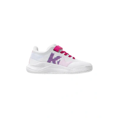 Imagen de Kempa Kourtfly Zapatillas de balonmano para niños, Talla: 28, Weiß cyan lila Zapatos