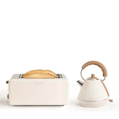 Imagen de CREATE/PACK TOAST RETRO XL + KETTLE M/Tostadora de pan blanco roto pastel con hervidor agua pastel/Hervidor 1L