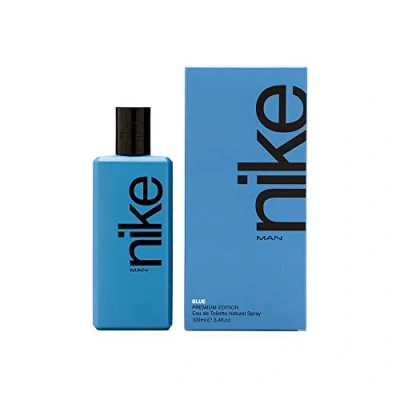 Imagen de NIKE Blue, Colonia Hombre, 100 ml, Perfume Formato Spray, Eau de Toilette Natural y Masculina, Aroma Frutal Amaderado, Fragancia Fresca, Elegante Larga Duración