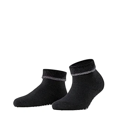 Imagen de ESPRIT Cozy W HP lana algodón puños en la suela 1 par, Calcetines para casa Mujer, Negro (Black 3001), 35 38