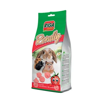 Imagen de Riga Rondly de Fresa Dulces para Roedor 125 g