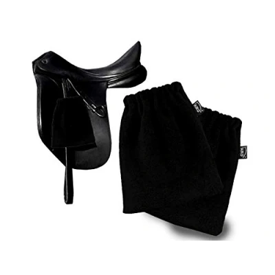 Imagen de AIKO Protector para estribos de estribo, color negro, forro polar, 1 par (negro)