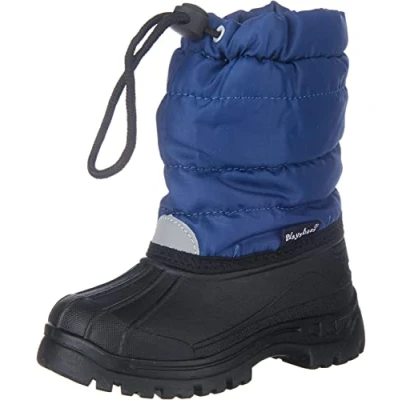 Imagen de Playshoes Botines De Invierno, Raquetas Nieve Unisex niños, Azul Marino, 34/35 EU