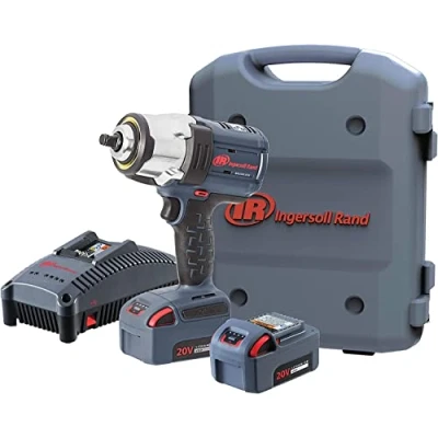 Imagen de Ingersoll Rand Llave Impacto W7152 K22 EU, 1/2&#039;&#039;, 2040 Nm Torsión, 20V Batería, Sistema IQV Power Control, Con Kit Completo