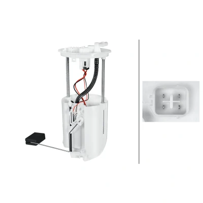 Imagen de HELLA 8TF 358 305 971 Unidad de alimentación combustible con sensor nivel, juntas eléctrico Gasolina