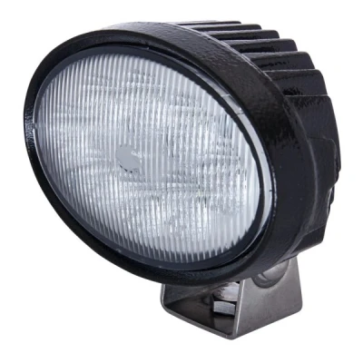Imagen de HELLA LED Faro de trabajo Oval 100 24V / 12V 1700lm montaje exterior/atornillado Abrazadera giratoria Iluminación campo cercano Conector: Conector DEUTSCH 1GA 996 661 001
