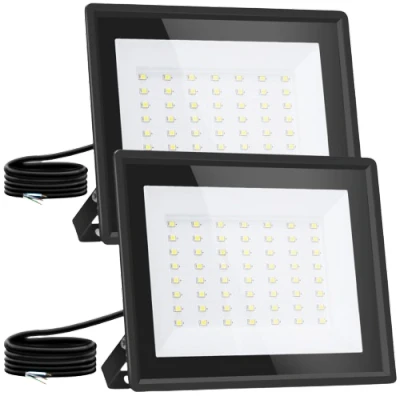 Imagen de Aigostar Foco LED Exterior 50w，2 piezas，4300 lúmen，Luz Impermeable IP65，Proyector &amp; Interior Blanco Natural 4000 K para Jardín，Patio，Garaje