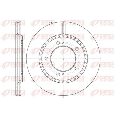 Imagen de REMSA 6699.10 Disco de freno Eje delantero 310, 310 22 5 ventilado SUZUKI: Grand Vitara 2 SUV, 1 SUV