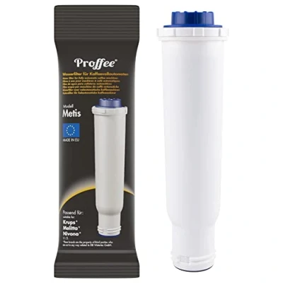 Imagen de Proffee Metis 1 x filtro de agua compatible con Krups F088 Aqua Filter System Cartucho Melitta Pro Nivona NIRF700 NIRF 700 para cafeteras automáticas y máquinas café