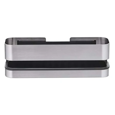 Imagen de Blomus 68941 Cesta de Ducha, Mate, Acero Inoxidable, Color Negro, 8,5 x 12 25 cm