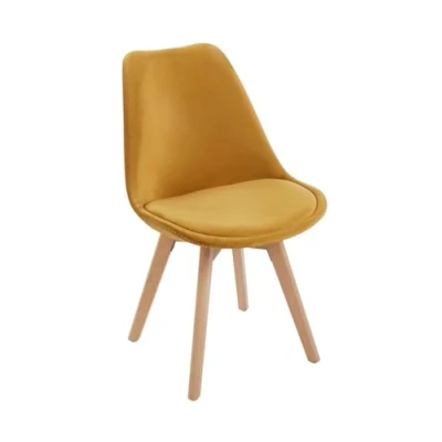 Imagen de Regalos Miguel Sillas Comedor Silla Synk Terciopelo Mostaza