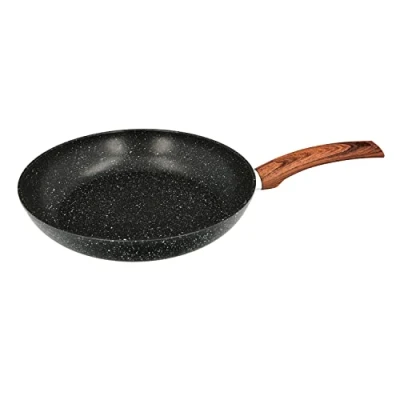 Imagen de ORYX Sarten Aluminio Forjado Antiadherente Ø 28 x 5,5 cm. Mango Engomado / 5 capas/Acabado Piedra/Apta Para Todo Tipo de Cocinas