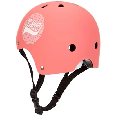 Imagen de Janod Bikloon Helmet For Bike and Balance children Pink with Polka Dots Size S Adjustable 47 54 cm 11 Ventiation Holes from the Age of 3, J03272