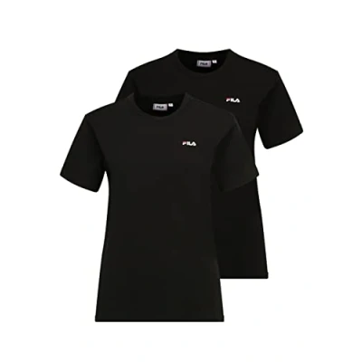 Imagen de Fila BARI 2PACK Camiseta estampada schwarz, Mujer, Talla: Large, Schwarz