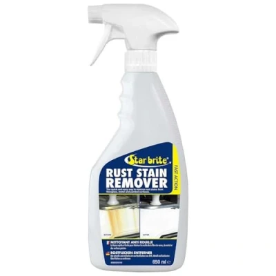 Imagen de STAR BRITE Quitamanchas de Óxido Elimina Las Manchas Herrajes Metálicos, Tuercas, Pernos y Otros Accesorios Marinos Funciona al Instante, Rocíe, Limpie Enjuague
