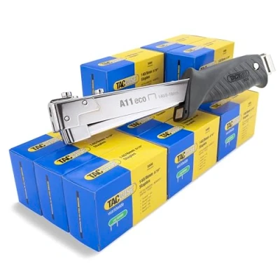 Imagen de Tacwise 1778 ECO Grapadora de Martillo A11 con 60.000 Grapas 140/8mm, Utiliza Tipo 140 6mm a 10mm