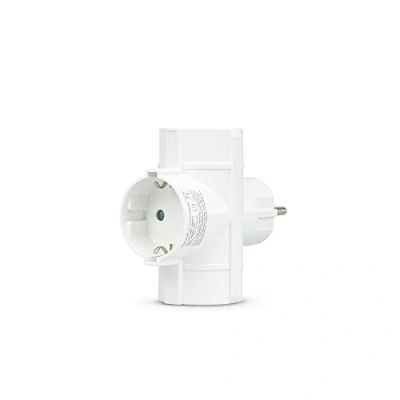 Imagen de Garza Power Base múltiple de 3 tomas laterales con adaptador