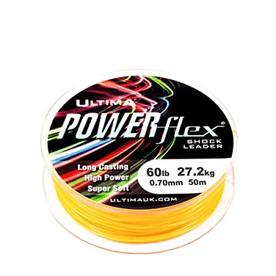 Imagen de Ultima Powerflex Líder de Choque Alta Visibilidad, Unisex, Naranja, 0.70 mm 60.0 lb/27.3 kg