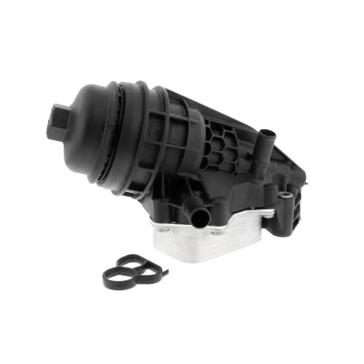 Imagen de VEMO V30 60 1353 Radiador de Aceite rerigerado por agua con alojamiento del filtro aceite, junta MERCEDES BENZ: Clase B, GLA