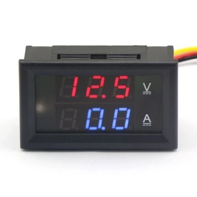 Imagen de ARCELI 100174 Multímetro Digital Pantalla LED Doble Voltímetro DC 4.5V a 30V Amperímetro 0 50A Medidor de Corriente Voltaje Volt Amp Panel Monitor para Auto Car Motor