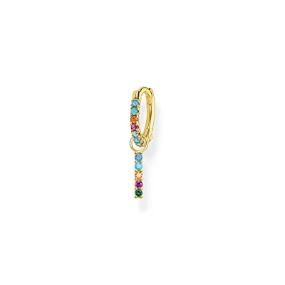 Imagen de Thomas Sabo Pendiente de Aro con Abalorio, Colgante y Piedras Colores